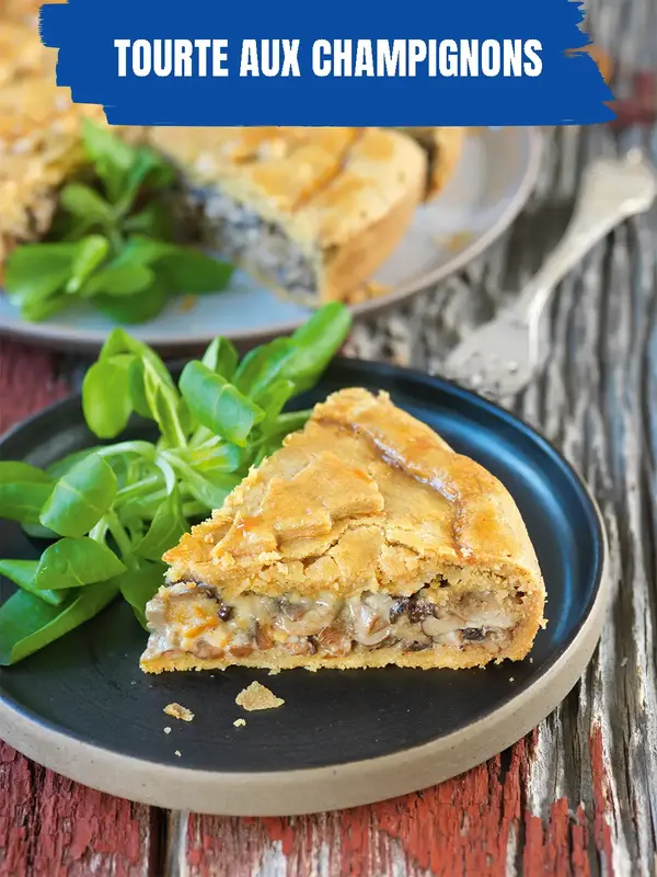 Tourte aux champignons